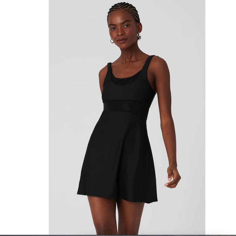 Black Alo tennis dress